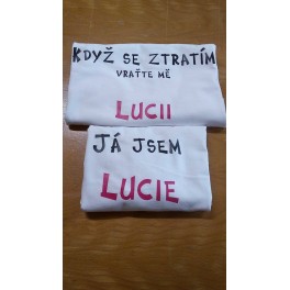 Tričko s potiskem když se ztratím